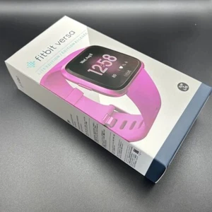 New Fitbit Versa lite Wearable Smartwatch Fitness Activity Tracker (S&L)-Purple - Picture 1 of 3