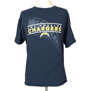 Majestic Los Angeles Chargers Shirt Men's XL extra large Blue short-sleeve NFL - Picture 1 of 9