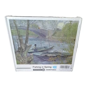 Voliner 1000 Piece Jigsaw Puzzle – “Fishing in Spring” - #66812 – New/Sealed - Picture 1 of 5