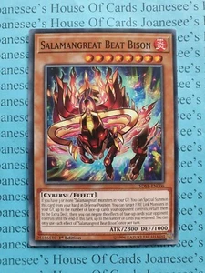 Salamangreat Beat Bison SDSB-DE006 Common Yu-Gi-Oh Karte 1. Auflage Neu - Bild 1 von 3