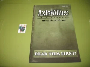 =Axis & Allies Miniatures Quick Start Guide Rulebook = - Picture 1 of 1