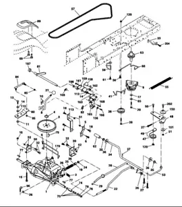 Drive Parts From Craftsman DYT4000 Lawn Tractor - Picture 1 of 19