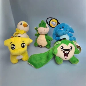 Neopets Plush McDonalds Toys Lot Of 5 Pongle Bruce Scorchio Meerca Kacheek - Picture 1 of 17