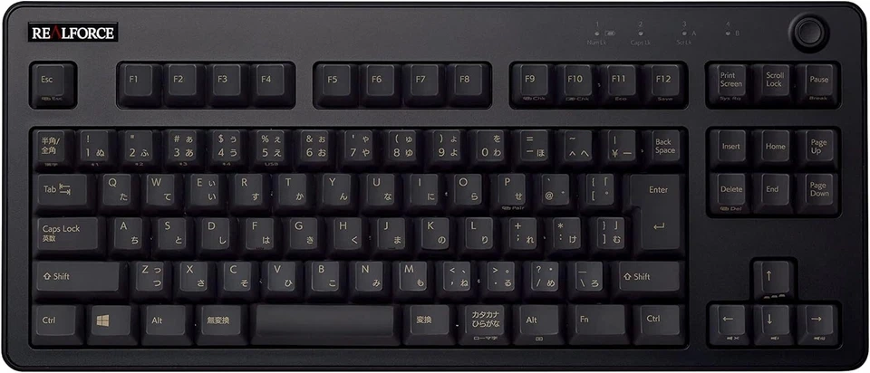 Topre REALFORCE R3 / R3HC13 Bluetooth 5.0 JP layout 91 Keys All30g Black New - Image 1 of 1