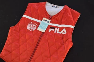 Fila Weste Stepp Vest Veste Vintage Deadstock 80s 80er Italy WCT Tennis 46 NEU - Bild 1 von 10