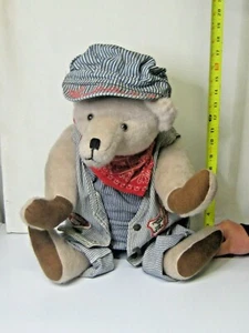 FRISCO UNION PACIFIC RAILROAD BEAR, Plüsch 18 Zoll sitzend, 23 Zoll stehend - Bild 1 von 10