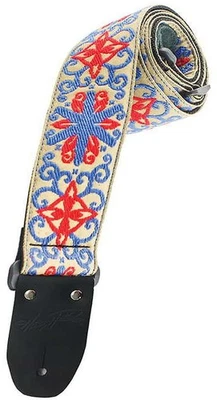 Henry Heller HJQ2-44  Hand Sewn Deluxe Multi Color Jacquard, Nylon Backing 2" Gu - Image 1 of 2