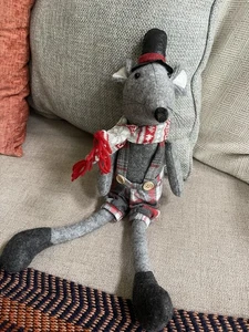 Debi Lilly Plüschtier Stofftier Tartan 20 Zoll Maus Urlaub EUC Regal Sitter - Bild 1 von 3