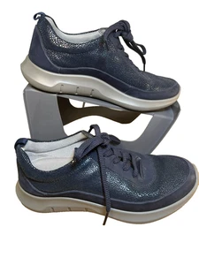 Ladies Hotter Star Navy Blue Casual Trainers Lace Up Size UK 3 Standard - Picture 1 of 10