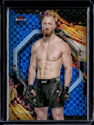 2024 Topps Finest UFC #168 Joe Pyfer Checkerboard Refractor 18/75 - Image 1 of 2