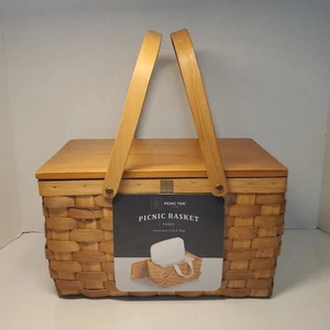 Picnic Time Family Brands Poppy Insulated Lunch Bag Picnic Basket New - Picture 1 of 20