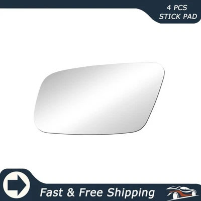 Cristal espejo retrovisor para Audi A6 Quattro 1999-2004 conductor lado izquierdo LH adhesivo plano Foto 1 de 4