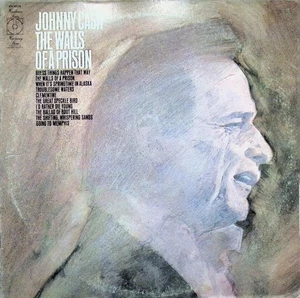 Johnny Cash The Walls Of A Prison LP 1970 US Country Folk Compilation - Picture 1 of 5