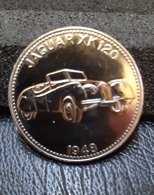 Münzen Shell Jaguar Xk 120 - Bild 1 von 2