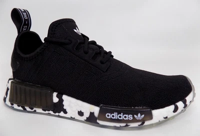 Adidas NMD_R1 J H05652 Big Kid Running Athletic Sneakers Size 5.5 M Black - Image 1 of 4