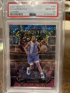 2023-24 Select Concourse Cosmic Prizm De'Aaron Fox #49 PSA 10 - Bild 1 von 1