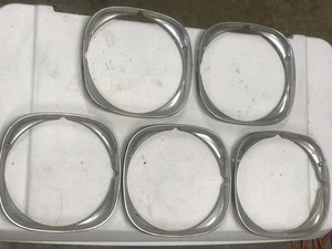 1970 1971 1972 Pontiac LeMans Tempest T-37 GT-37 Head Lamp Bezels - Picture 1 of 8