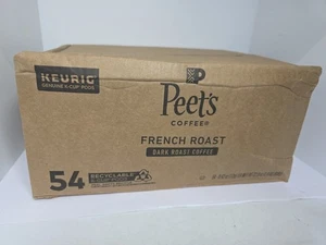 Peet's Coffee French Roast Dark Roast Kaffee 54 K-Tassen. Exp.03/26 - Bild 1 von 5