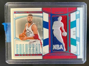 2024-25 National Treasures Jonas Valanciunas Colossal Logoman Patch #3/3 - Picture 1 of 2