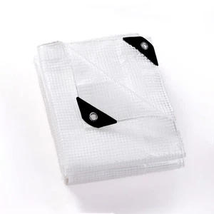 Clear White Tarp Heavy Duty 10x10 Feet Waterproof for Greenhouse Outdoor Gard... - Picture 1 of 7