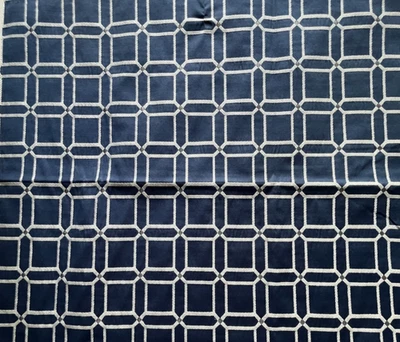 Kravet Define Marine  Designer Fabric Remnant 24"x24 - Image 1 of 3