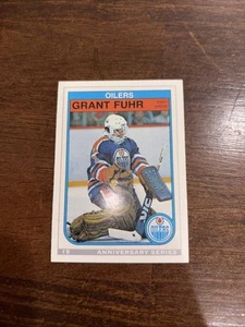 1992-93 O-Pee-Chee 25th Anniversary Series Grant Fuhr Rookie #105 A71 - Picture 1 of 2