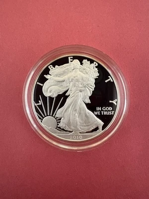 2010 W prueba West Point Walking Liberty American Eagle un dólar con certificado de autenticidad Foto 1 de 3