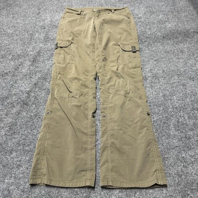 Pantalones Cortos Kuhl Marrón Salpicaduras Enrollables Senderismo Caqui Carga Mujer Talla 6 32" Entrepierna Foto 1 de 4