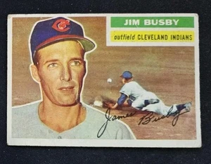1956 Topps #330 Jim Busby Cleveland Indians - Bild 1 von 2