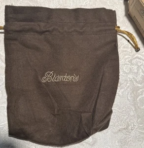 Blanton's Single Barrel Bourbon Whiskey Flasche braun Filztasche mit Kordelzügen - Bild 1 von 2