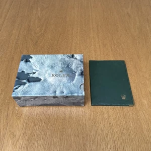 Genuine Rolex Moon Crater Outer Watch box With Wallet - Picture 1 of 10