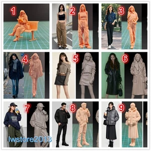 1/64 1/87 1/43 1/72 1/35 1/32 Girl Man Scene Miniatures Figures Model For Cars - Picture 1 of 11