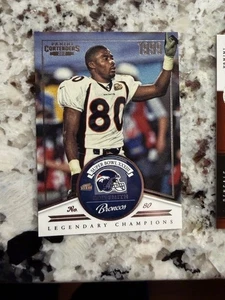 Panini Contenders Legendary Champions 2012 Denver Broncos Rod Smith #25 - Imagen 1 de 1