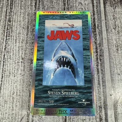 Jaws VHS Widescreen Digitally Mastered 1997 Release Steven Spielberg Interviews - Image 1 of 4