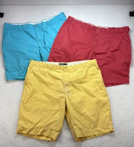 Polo Ralph Lauren Men's 42 Shorts Bundle Stretch Classic Fit Blue Red Yellow - Picture 1 of 17