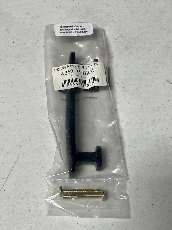 Manija de barra de cajón/ gabinete de latón Alno A252-35-BRZ, bronce, centro de 3-1/2" Foto 1 de 1