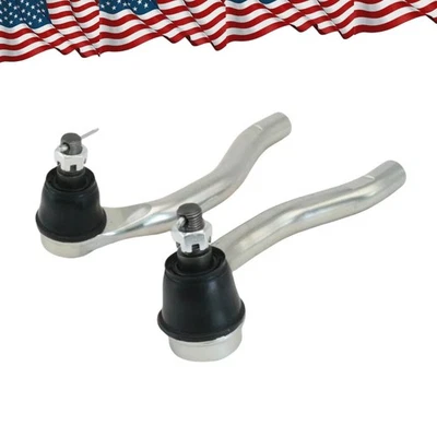 Fits 2009-14 Acura TL Base SH-AWD 2Pc Front LH RH Outer Steering Tie Rod Ends - Imagem 1 de 4