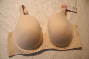 Cacique Gr. 44DD moderner luxuriöser leicht gefütterter Vollbalconette BH beige Neu mit Etikett - Bild 1 von 4