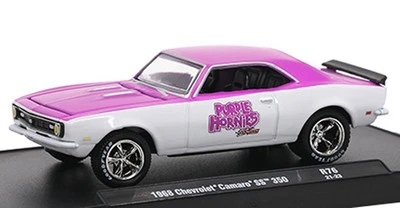 CHEVROLET Camaro SS 350 - Flowtech - 1968 - Purple Hornies - M2 Machines 1:64 - Immagine 1 di 4