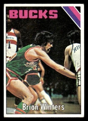 1975 TOPPS BRIAN WINTERS 143 VG RC BASKETBALL MILWAUKEE BUCKS - Image 1 of 2