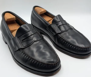 Sebago klassische Dan Penny Halbschuhe Herren Größe 10,5 UK schwarz Leder - Bild 1 von 22
