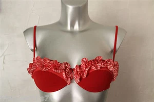 Bh Bikini Vichy Karo Rot 80B Luxus Vannina vesperini Neu Etikett - Bild 1 von 3
