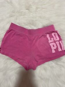 PNK By Victoria’s Secret Love Pink Sweat Shorts Women’s Size XS