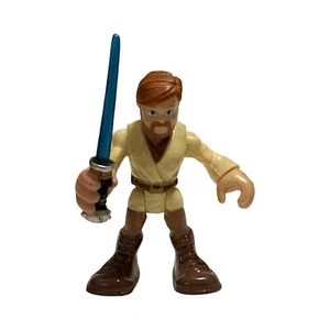 Playskool Star Wars Galactic Heroes Obi Wan Kenobi Figure Jedi Hasbro - Picture 1 of 3