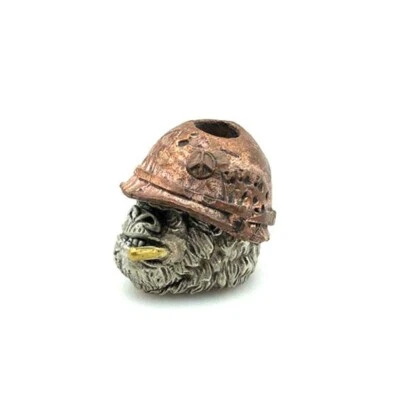 Cuchillo de mono de latón blanco cuchillo de cuentas cordón cuentas paracord colgantes Foto 1 de 4