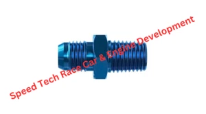 Goodridge AN816-04DRD -4 AN Male x 1/8 NPT Straight Adapter (RED) @ Speed Tech - Picture 1 of 1