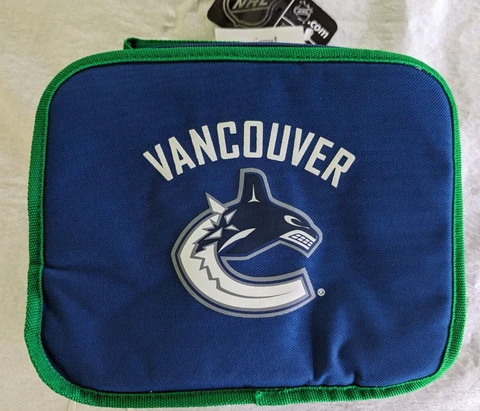 NHL Vancouver Canucks Sacked Lunch Cooler Insulated Lunch Bag Carrying Case Cover