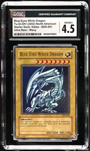 Blue Eyes White Dragon  SDK-001  Wavy  CGC 4.5   Yu-Gi-Oh! - Picture 1 of 2