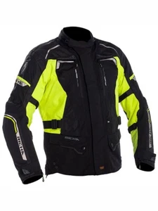 Richa Infinity 2 Textile Motorcycle Jacket Hi-Vis Yellow/ Fluo Yellow NEW - Picture 1 of 8