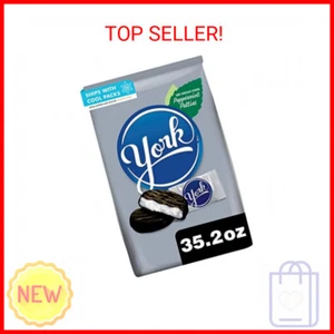 YORK Dark Chocolate Peppermint Patties, Candy Party Pack, 35.2 oz - Picture 1 of 2